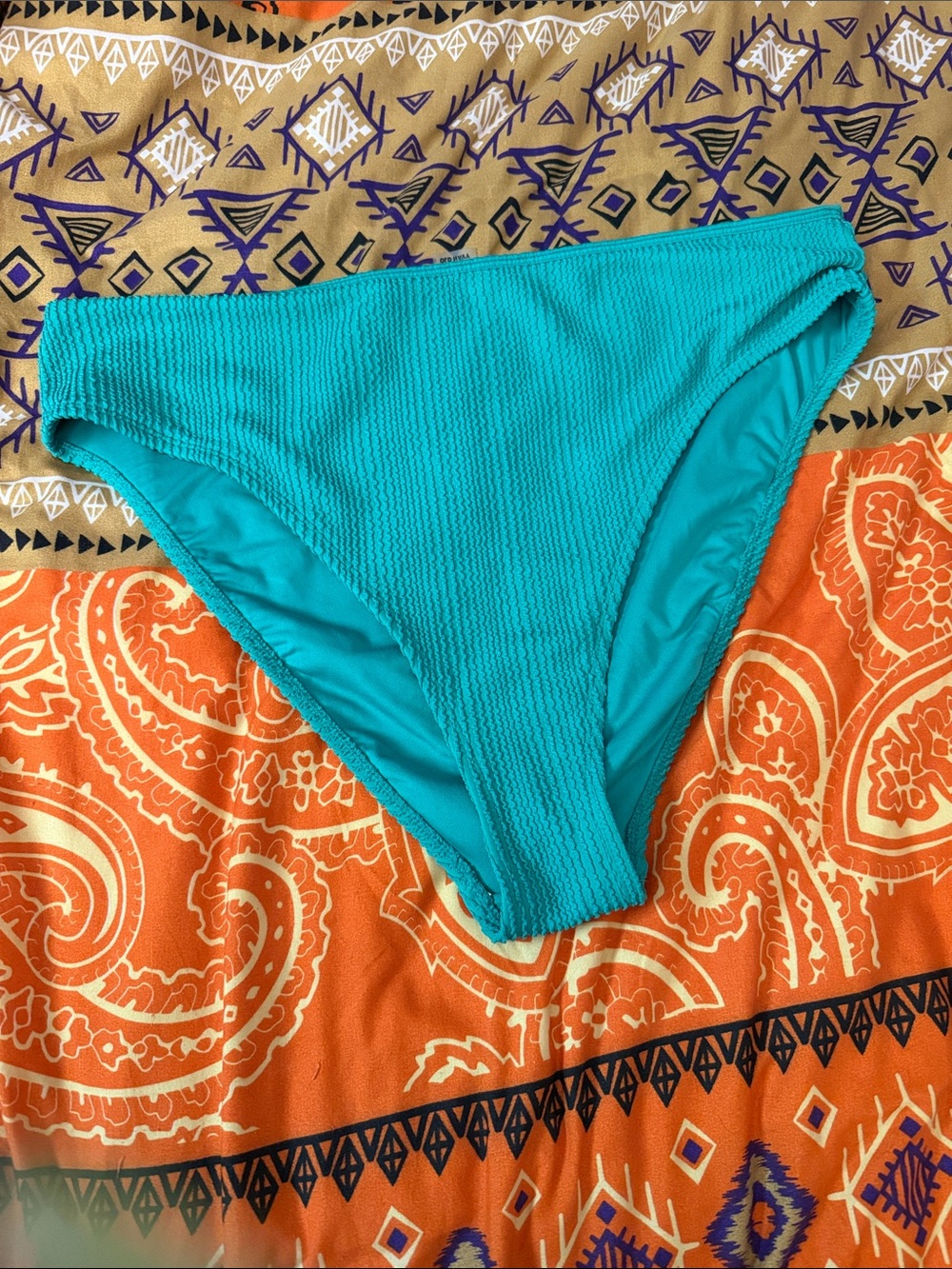 Old Navy Crinkle Stripe Bikini Bottom -XXL